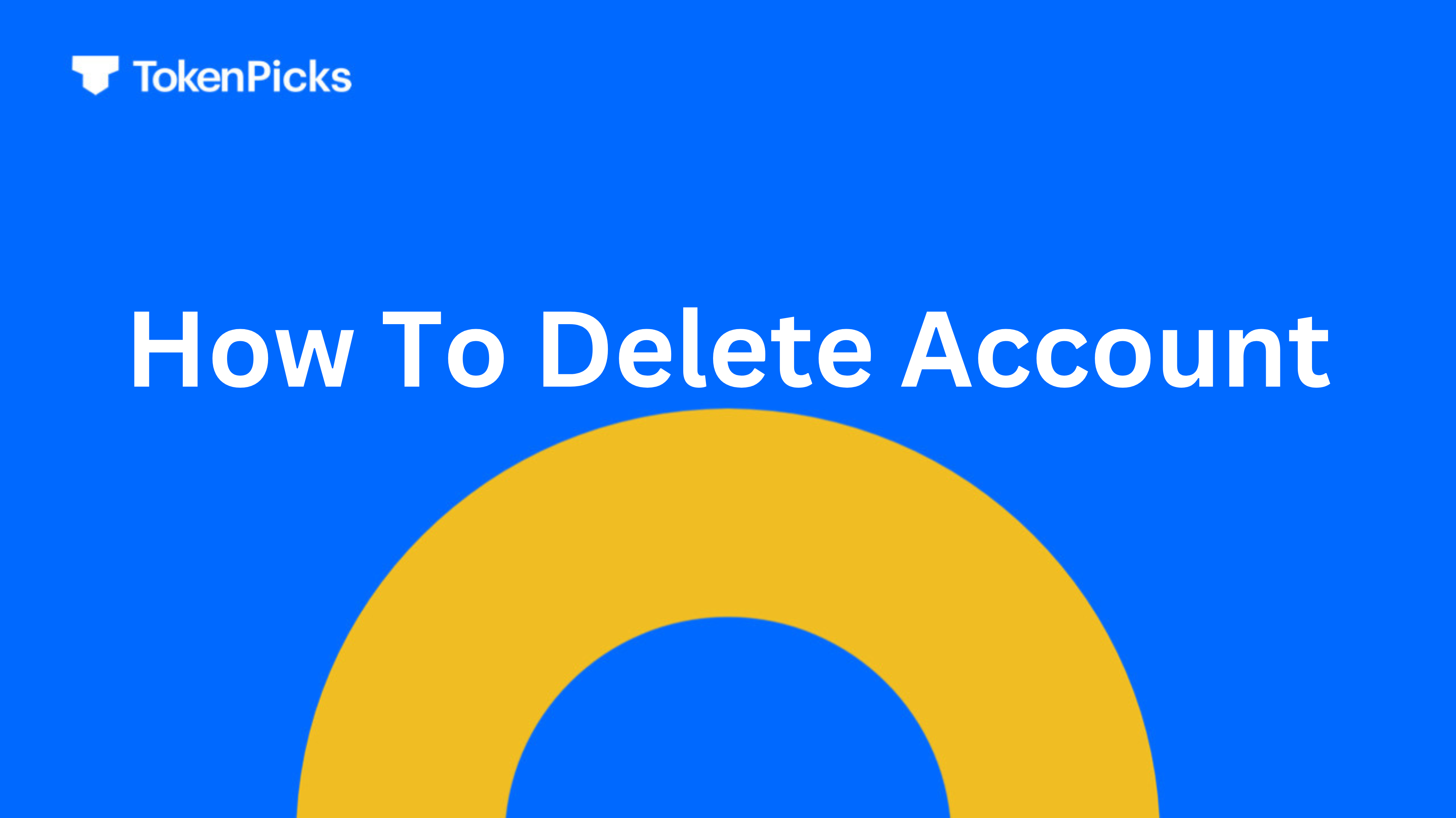 How To Delete CryptoPicks AI Account